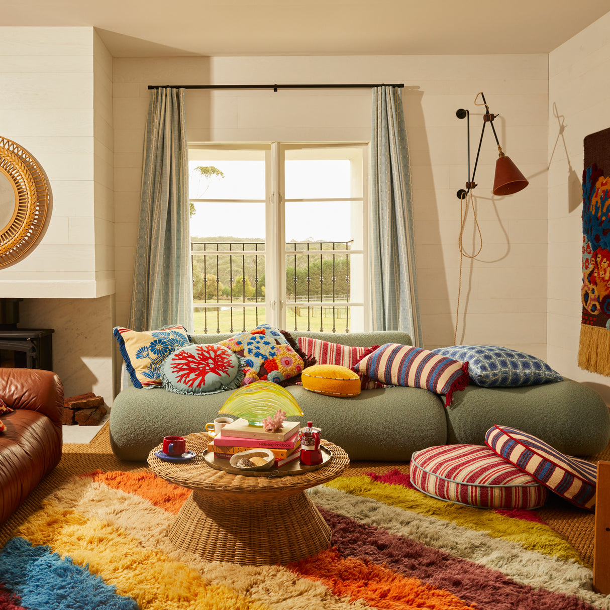 Emilia Embroidered Cushion Feather Insert