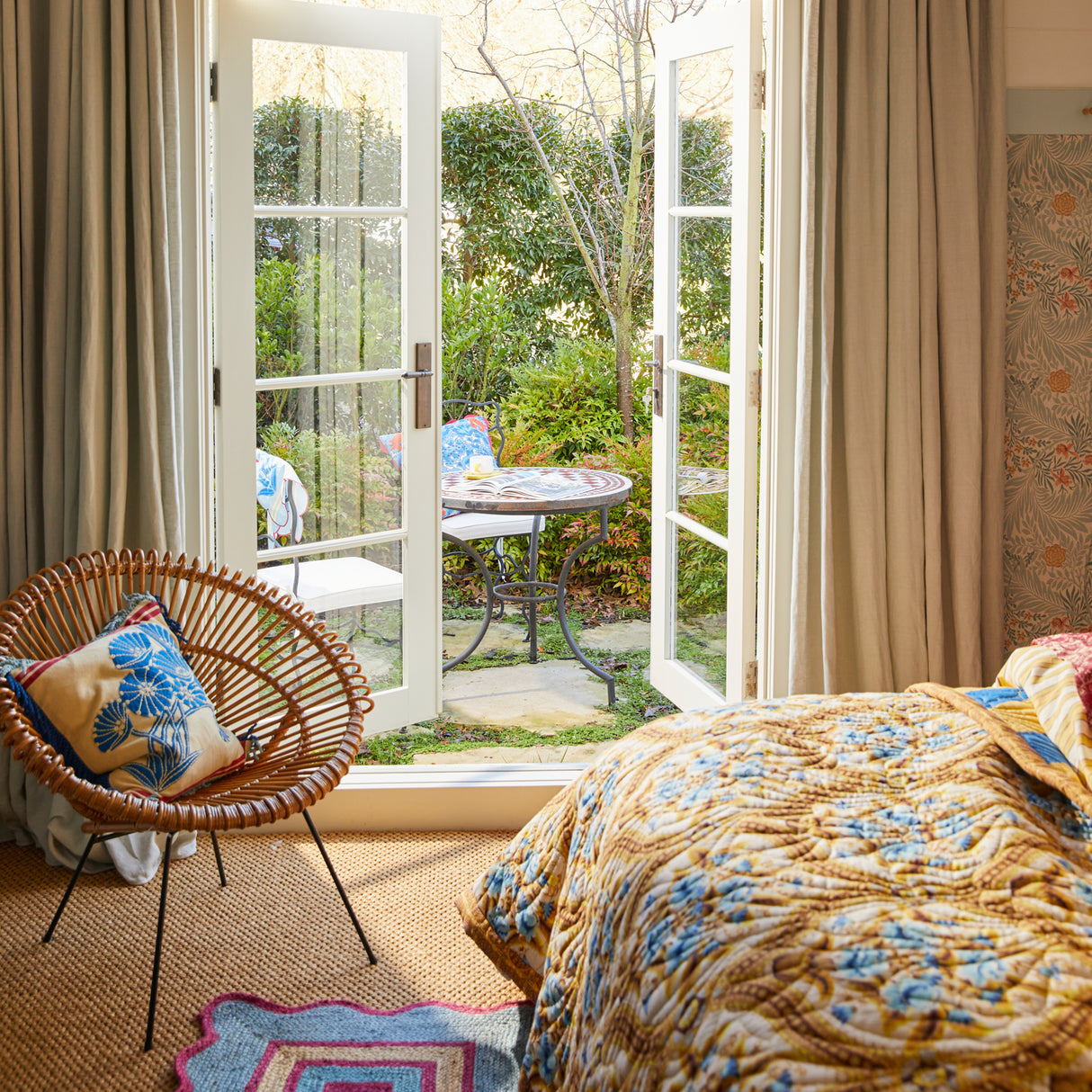 Emilia Embroidered Cushion Feather Insert