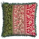 Thea Velvet Cushion - Kelp Feather Insert
