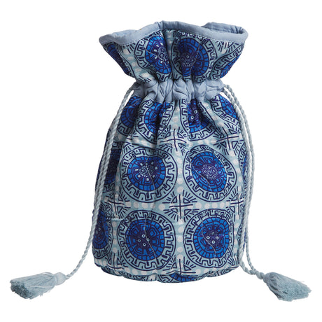 Gabriella Drawstring Bag - Azure