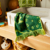 Lucia Face Washer - Kelp
