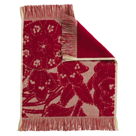 Lucia Face Washer - Crimson