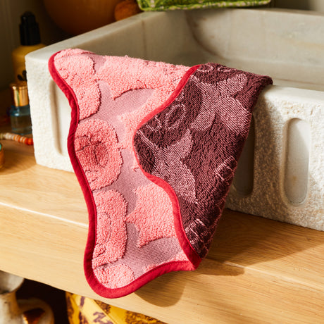 Esme Face Washer - Hibiscus