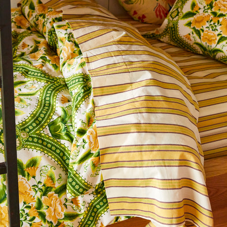 Selene Cotton Sheets - Dune Fitted Sheet / Cot