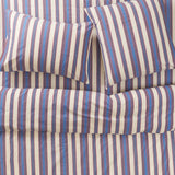 Selene Cotton Sheets - Azure Fitted Sheet / Cot
