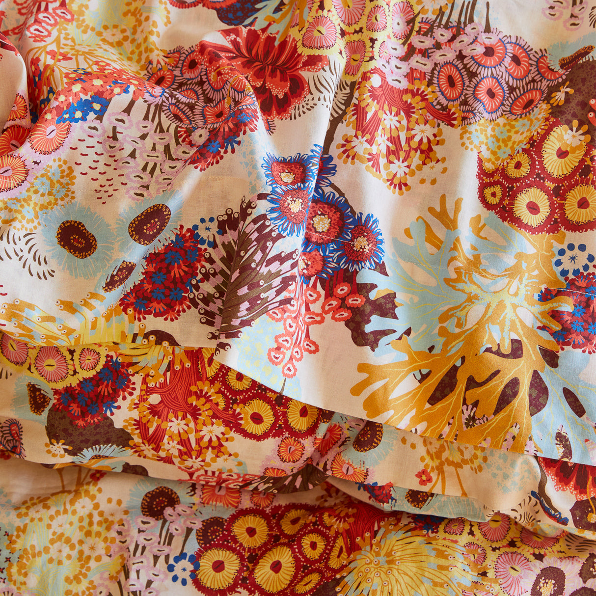 Cora Cotton Sheets - Pearl Fitted Sheet / Cot