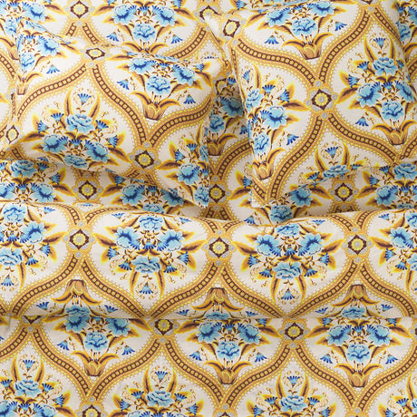 Margaret Cotton Sheets - Clay Fitted Sheet / Cot