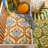 Margaret Cotton Sheets - Clay Fitted Sheet / Cot