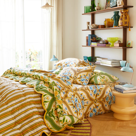Margaret Cotton Sheets - Clay Fitted Sheet / Cot