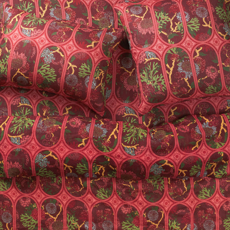 Naia Linen Sheets - Garnet Fitted Sheet / Double