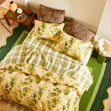 Isla Linen Sheets - Anise Fitted Sheet / Double