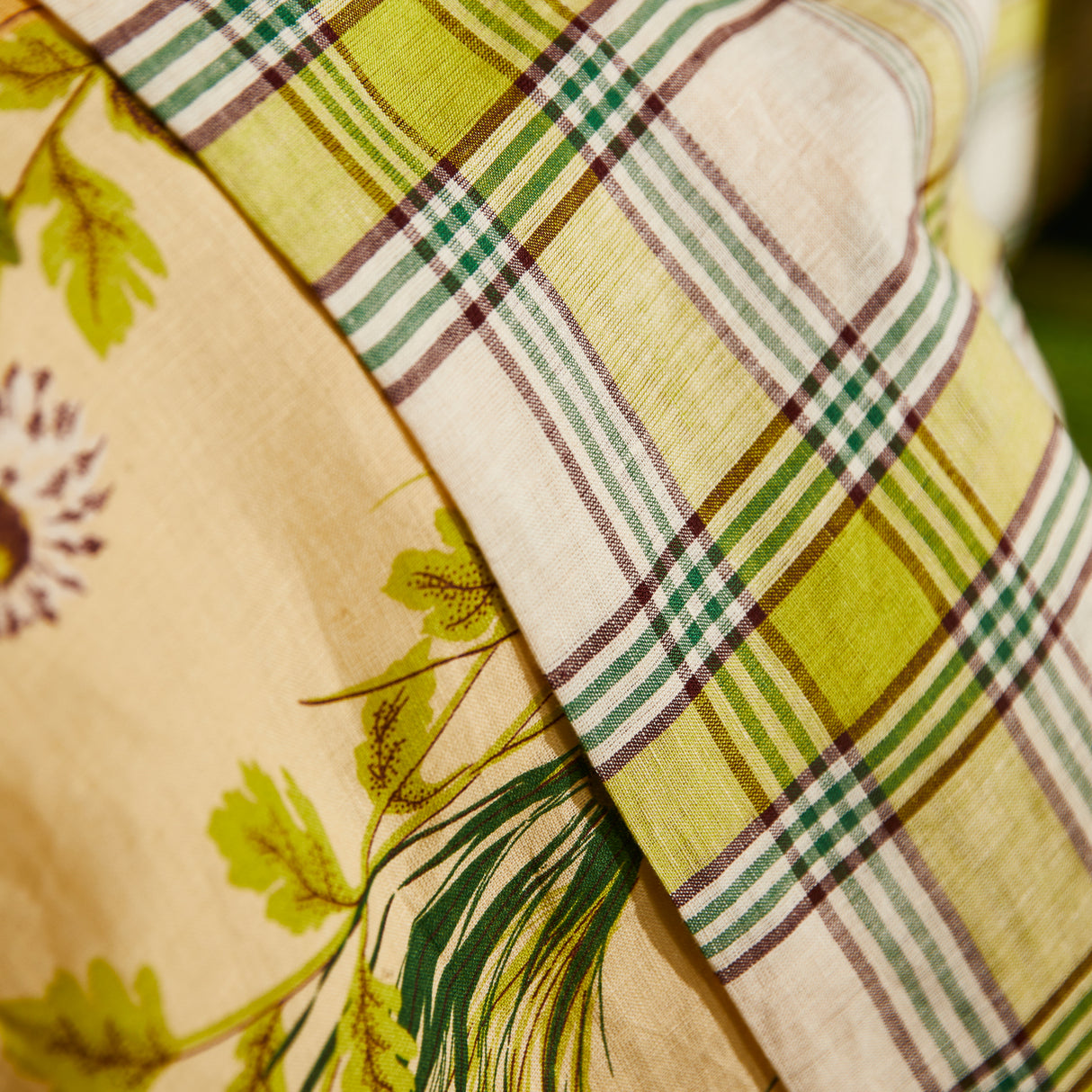 Isla Linen Sheets - Anise Fitted Sheet / Double