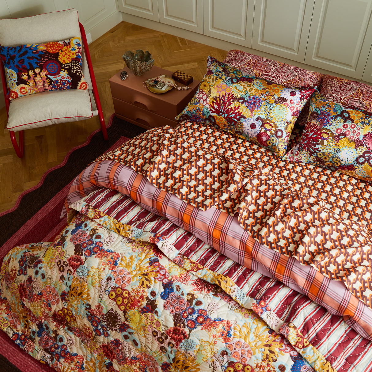 Maricela Linen Sheets - Pearl Fitted Sheet / Queen