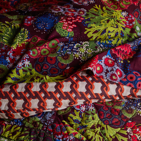 Cora Cotton Sheets - Garnet Fitted Sheet / Queen