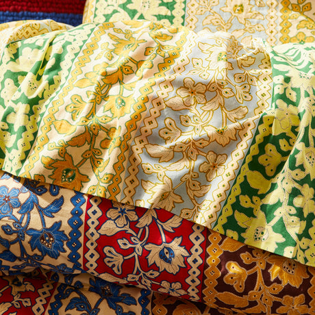 Thea Cotton Sheets - Kelp Fitted Sheet / Queen