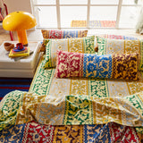 Thea Cotton Sheets - Kelp Fitted Sheet / Queen