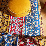 Thea Cotton Sheets - Vermillion Fitted Sheet / Queen