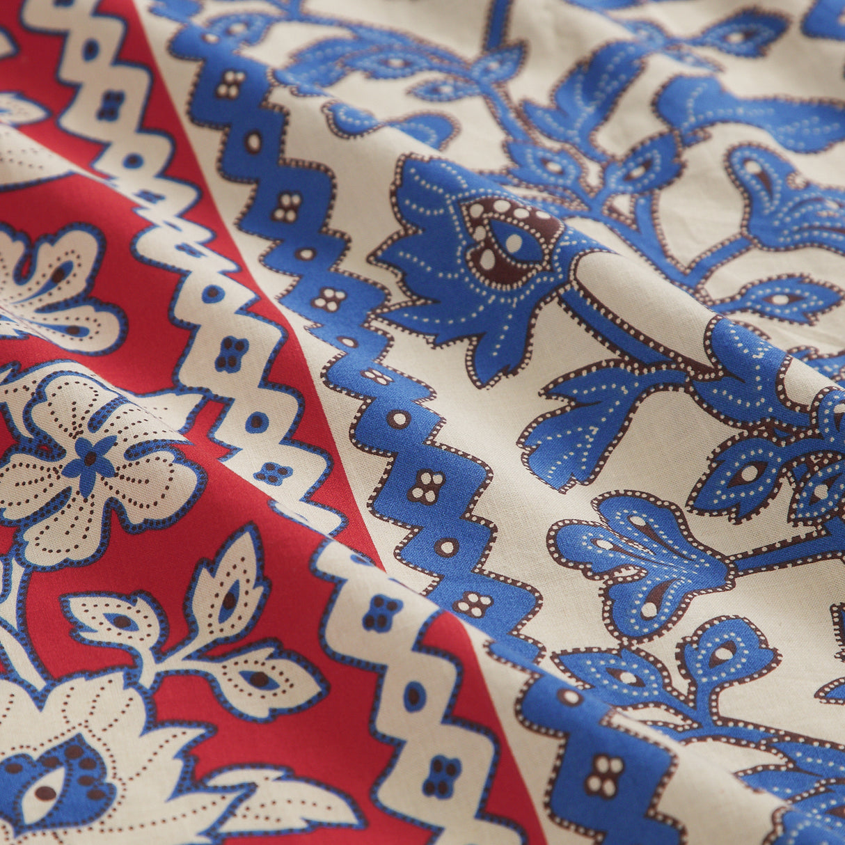 Thea Cotton Sheets - Vermillion Fitted Sheet / Queen