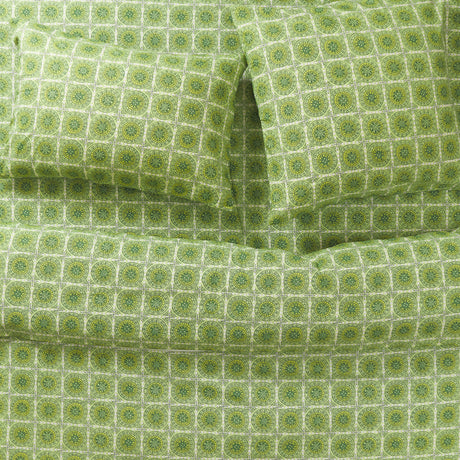 Gabriella Cotton Sheets - Key Lime Fitted Sheet / Queen