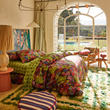 Gabriella Cotton Sheets - Key Lime Fitted Sheet / Queen
