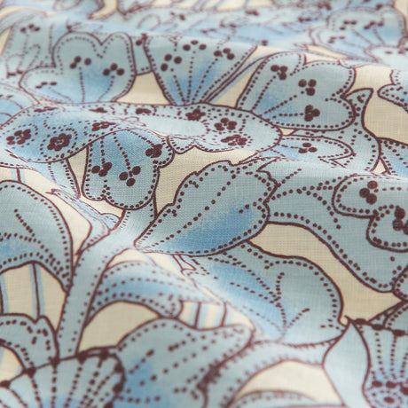 Lucia Linen Sheets - Cerulean Fitted Sheet / Queen