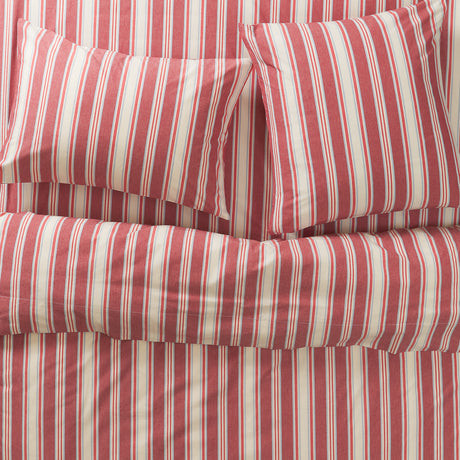 Selene Cotton Sheets - Crimson Fitted Sheet / Single