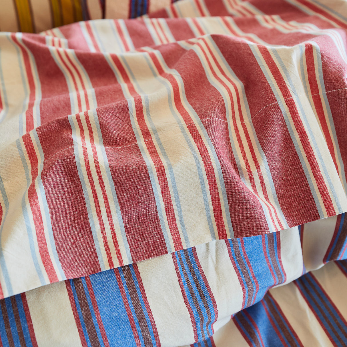 Selene Cotton Sheets - Crimson Fitted Sheet / Single