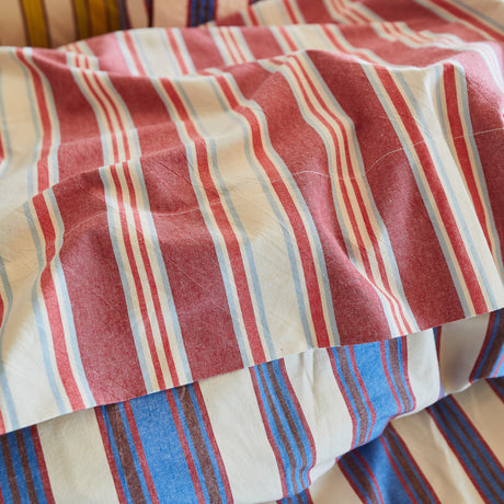 Selene Cotton Sheets - Crimson Fitted Sheet / Single