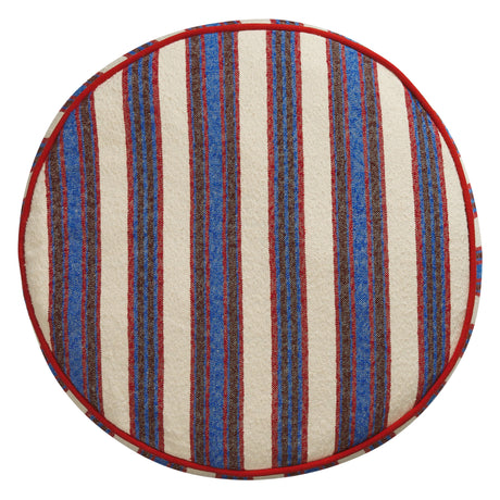 Selene Woven Floor Cushion - Azure