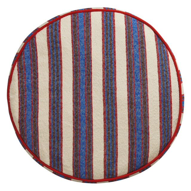 Selene Woven Floor Cushion - Azure