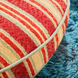 Selene Woven Floor Cushion - Crimson