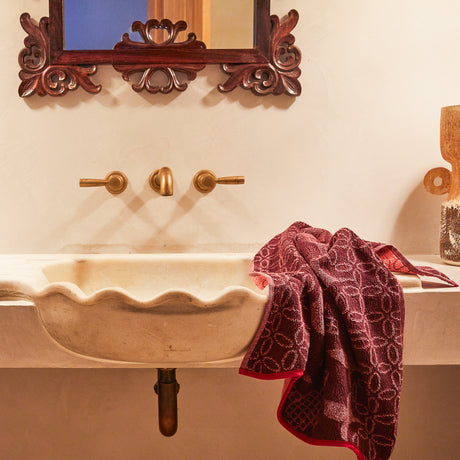 Esme Hand Towel - Hibiscus