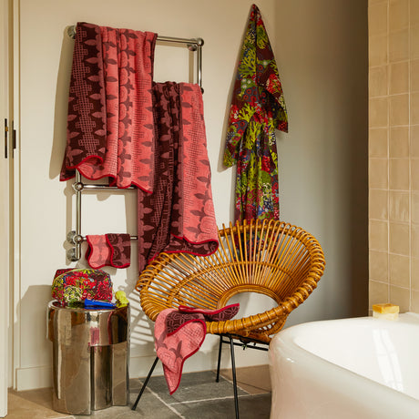 Esme Hand Towel - Hibiscus