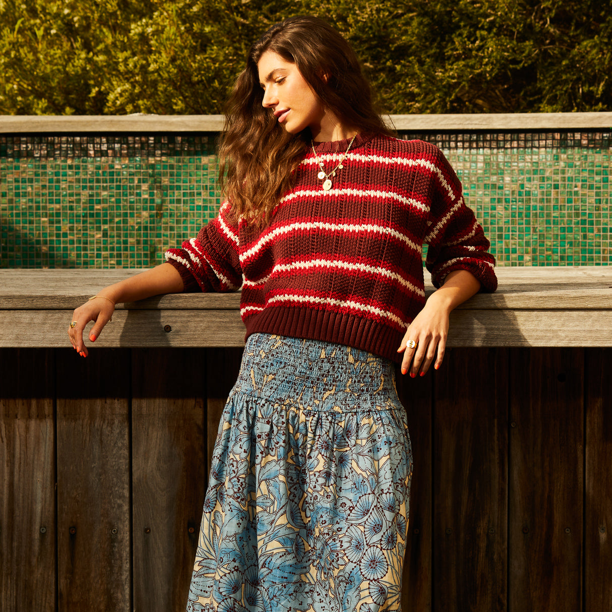 Carmila Knit Jumper - Garnet