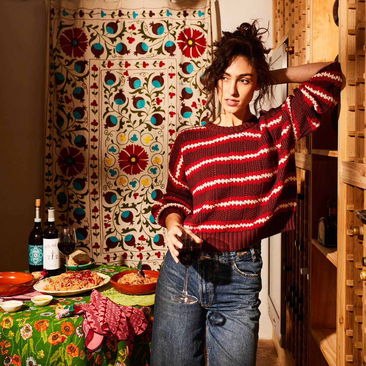Carmila Knit Jumper - Garnet