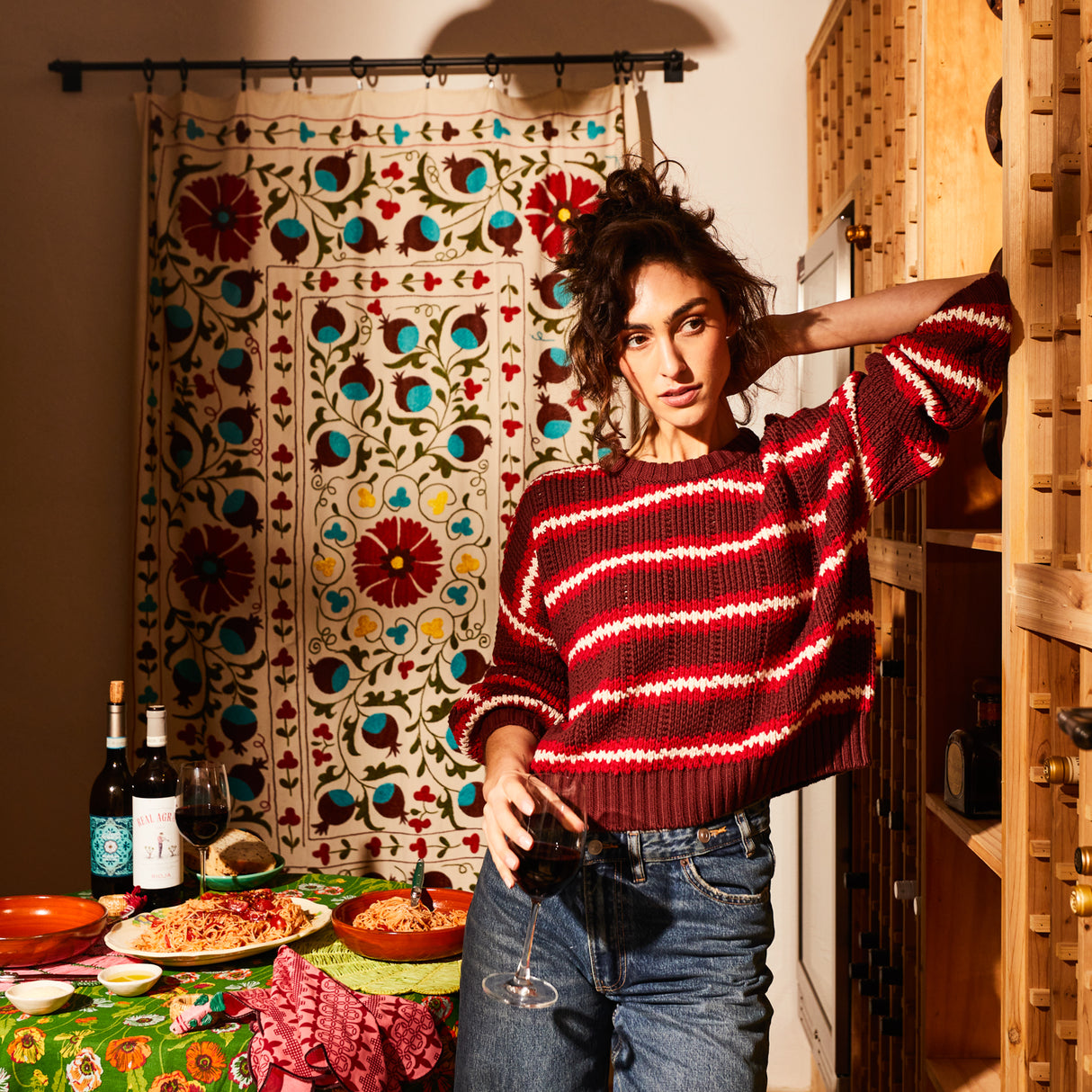 Carmila Knit Jumper - Garnet