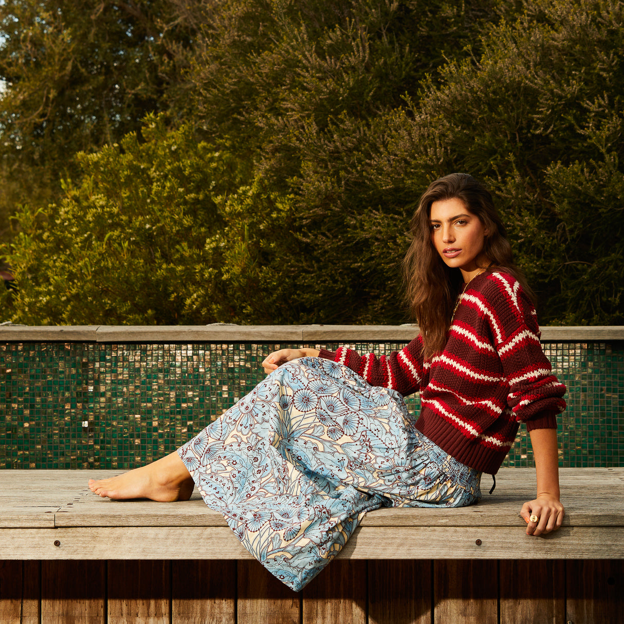 Carmila Knit Jumper - Garnet