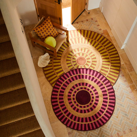 Fernanda Jute Rug - Hibiscus 160 cm