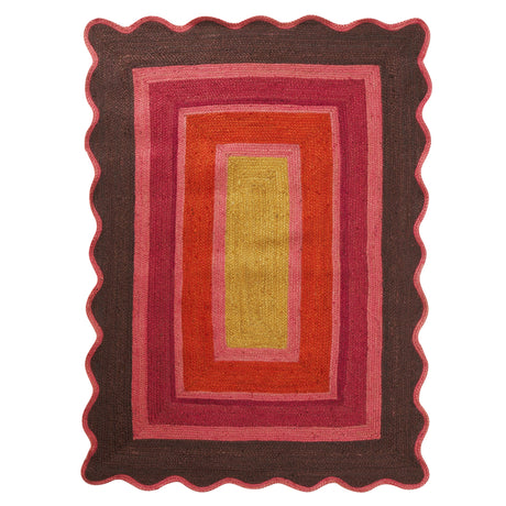 Melvie Jute Rug - Garnet 150 x 210 cm