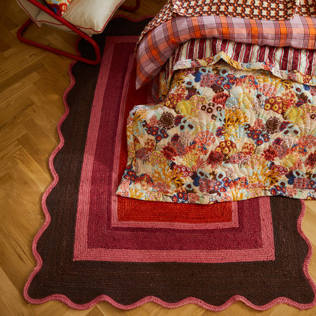 Melvie Jute Rug - Garnet 150 x 210 cm