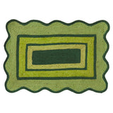 Melvie Jute Mat - Key Lime
