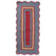Melvie Jute Runner - Cerulean