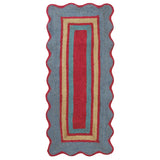 Melvie Jute Runner - Cerulean