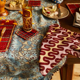 Lucia Napkin Set - Crimson