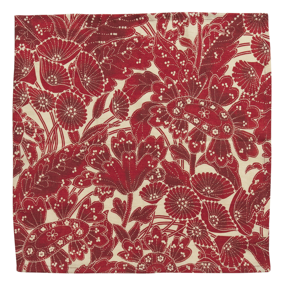 Lucia Napkin Set - Crimson