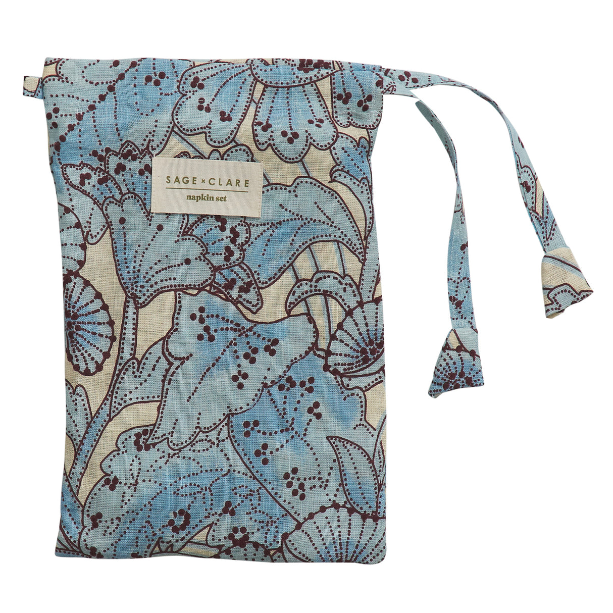 Lucia Napkin Set - Cerulean