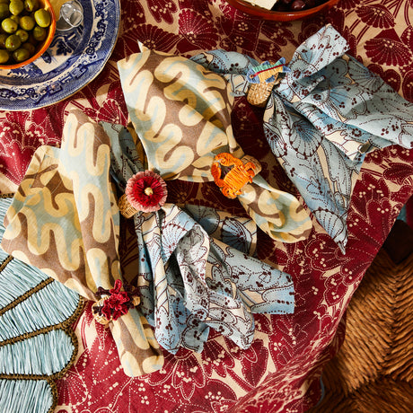 Lucia Napkin Set - Cerulean
