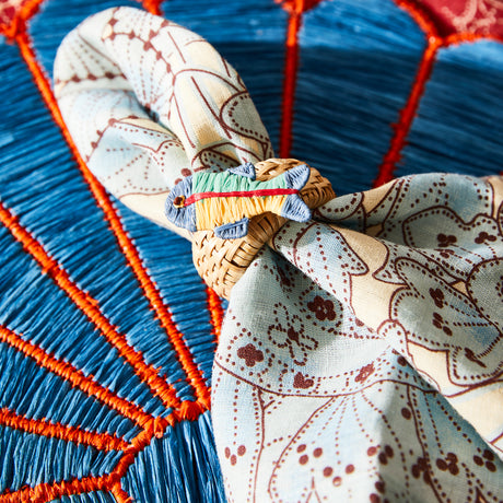 Lucia Napkin Set - Cerulean