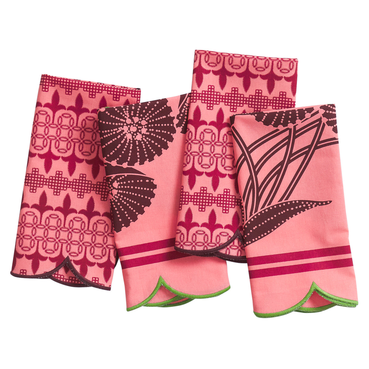 Elena Napkin Set - Hibiscus