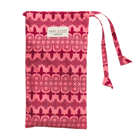 Elena Napkin Set - Hibiscus